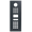 Doorbird Front panel (e.g. as replacement part) for DoorBird D2101KV, Stainless steel V4A, powder-coated, semi-gloss, RAL 7016, Part# 423868083