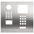 Doorbird Front panel (e.g. as replacement part) for DoorBird D2101xKH, stainless steel V2A, brushed Part# 423866652