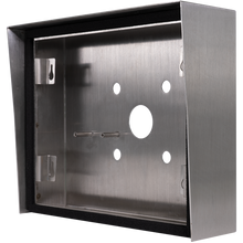 DoorBird D1101KH surface-mounting housing (backbox), Stainless steel V4A (salt-water resistant), brushed, (with protective-hood), Part# 423867628