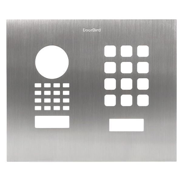 Front panel for DoorBird D1101KH Modern Surface/Flushmount, Stainless