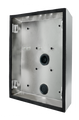 DoorBird D2107V/D2108V/D2110V Surface-mounting housing (backbox), Stainless steel V4A (salt-water resistant), brushed, Part# 423867864