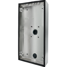 DoorBird D2115V/D2116V/D2117V/D2118V Surface-mounting housing (backbox), Stainless steel V4A (salt-water resistant), brushed, Part# 423867901