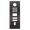 Doorbird Front panel (e.g. as replacement part) for DoorBird D2102FV EKEY, Stainless steel V4A, brushed, PVD coating with titanium-finish, Part# 423868397