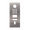 Front panel (e.g. as replacement part) for DoorBird D2101FV EKEY, Stainless steel V4A (salt-water resistant), brushed, Part# 423868618