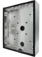 DoorBird D21xKH surface-mounting housing (backbox), Stainless steel V4A, powder-coated, semi-gloss, DB 703 color pearled dark grey, Part# 423868052