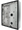 DoorBird D21xKH surface-mounting housing (backbox), Stainless steel V4A, powder-coated, semi-gloss, DB 703 color pearled dark grey, Part# 423868052