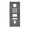 Doorbird Front panel (e.g. as replacement part) for DoorBird D2101FV EKEY, stainless steel V4A, powder-coated, semi-gloss, DB 703 pearled dark grey, Part#  423868243