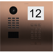 DoorBird IP Video Door Station D2101IKH Stainless steel V4A, brushed, PVD coating with bronze-finish, Part#  423869899