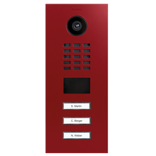 DoorBird IP Video Door Station D2103V, Stainless steel V4A, powder-coated, semi-gloss, RAL 3000, LAST ORDER CALL, Part# 423863583