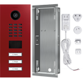 DoorBird IP Video Door Station D2103V, Stainless steel V4A, powder-coated, semi-gloss, RAL 3000, LAST ORDER CALL, Part# 423863583
