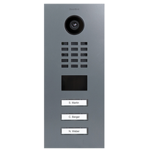 DoorBird IP Video Door Station D2103V, Stainless steel V4A, powder-coated, semi-gloss, RAL 7001, LAST ORDER CALL, Part#  423863774