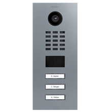 DoorBird IP Video Door Station D2103V, Stainless steel V4A, powder-coated, semi-gloss, RAL 7004, LAST ORDER CALL, Part# 423863781
