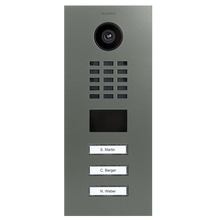 DoorBird IP Video Door Station D2103V, Stainless steel V4A, powder-coated, semi-gloss, RAL 7033, LAST ORDER CALL, Part# 423863835