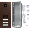DoorBird IP Video Door Station D2103V, Stainless steel V4A, powder-coated, semi-gloss, RAL 8011, LAST ORDER CALL, Part# 423863866