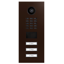 DoorBird IP Video Door Station D2103V, Stainless steel V4A, powder-coated, semi-gloss, RAL 8016, LAST ORDER CALL, Part# 423863873