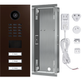 DoorBird IP Video Door Station D2103V, Stainless steel V4A, powder-coated, semi-gloss, RAL 8016, LAST ORDER CALL, Part# 423863873