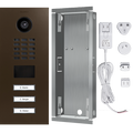 DoorBird IP Video Door Station D2103V, Stainless steel V4A, powder-coated, semi-gloss, RAL 8028, LAST ORDER CALL, Part# 423863897