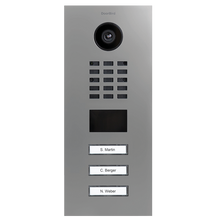 DoorBird IP Video Door Station D2103V, Stainless steel V4A, powder-coated, semi-gloss, RAL 9006, LAST ORDER CALL, Part# 423863910