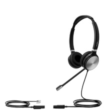 Yealink YHS36-DUAL (binaural) Quick Disconnect headset with QD to RJ Port
