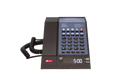 Teledex M200C10- M Series Clock, 2 Line Analog Corded Phone- Black, Part# MA20S10DC