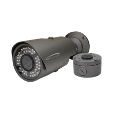 SPECO HT7040TM, 2MP HD-TVI IR Bullet Camera with Included Junction Box 2.8-12mm motorized lens, dark gray housing, OSD, Part# HT7040TM 