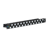 ICC Patch Panel, CAT 6A, 24-Port, Kit, 1 RMS, Part# ICMPP246AU