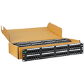 ICC Patch Panel, CAT 5E, 48-Port, 2 RMS, 6 Pack of ICMPP0485E, Part# ICMPP485EV