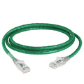 ICC Patch Cord, CAT 6, Clear Boot, Green, 3', Part# ICPCST03GN