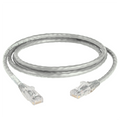 ICC Patch Cord, CAT 6, Clear Boot, Gray, 14', Part# ICPCST14GY