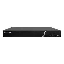 Speco 24 Channel Hybrid Recorder - 8 TVI + 8 Hybrid (TVI or IP) + 8 IP, NDAA, 4TB, Part# H24HRLN4TB