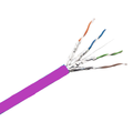 ABA Elite, Category 6A 500MHz U/FTP Stranded Cable,1000ft, Purple, Part# TSM2604S03PR