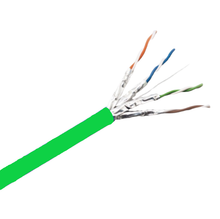 ABA Elite, Category 6A 500MHz U/FTP Stranded Cable,1000ft, Green, Part# TSM2604S03GN
