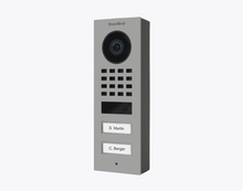 Doorbird D1102V-S, SURFACE-MOUNT IP VIDEO DOOR STATION, RAL 9006, stainless steel, powder-coated, semi-gloss, Part# 423878594