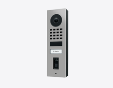 Doorbird D1101FV-S, FINGERPRINT 50 SURFACE-MOUNT IP VIDEO DOOR STATION, RAL 9006, stainless steel, powder-coated, semi-gloss, Part# 423894853