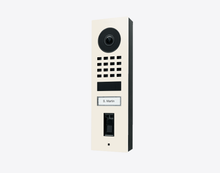 Doorbird D1101FV-S, FINGERPRINT 50 SURFACE-MOUNT IP VIDEO DOOR STATION, RAL 9010, stainless steel, powder-coated, semi-gloss, Part# 423894860