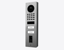 Doorbird D1102FV-S, FINGERPRINT 50 SURFACE-MOUNT IP VIDEO DOOR STATION, Stainless steel V4A (salt-water and grinding dust resistant), brushed, Part# 423872288