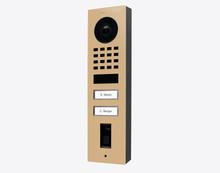 Doorbird D1102FV-S, FINGERPRINT 50 SURFACE-MOUNT IP VIDEO DOOR STATION, RAL 1001, stainless steel, powder-coated, semi-gloss,  Part# 423895096