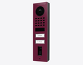 Doorbird D1102FV-S, FINGERPRINT 50 SURFACE-MOUNT IP VIDEO DOOR STATION, RAL 4004, stainless steel, powder-coated, semi-gloss, Part# 423895171