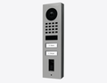 Doorbird D1102FV-S, FINGERPRINT 50 SURFACE-MOUNT IP VIDEO DOOR STATION, RAL 9006, stainless steel, powder-coated, semi-gloss, Part# 423895218