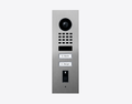 DoorBird D1102FV-F, IP Video Door Station,  Fingerprint 50 Flush-mount, stainless steel V2A, brushed, 2 call buttons, Part# 423872295