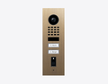Doorbird D1102FV-F, FINGERPRINT 50 FLUSH-MOUNT IP VIDEO DOOR STATION, Real burnished brass, Part# 423873582