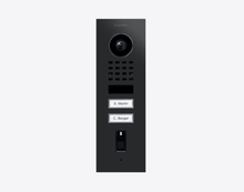 Doorbird D1102FV-F, FINGERPRINT 50 FLUSH-MOUNT IP VIDEO DOOR STATION, Graphite black (Raven Polar), powder-coated, semi-gloss, Part# 423874176