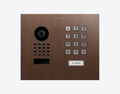 Doorbird D1101KH-M-F, MODERN FLUSH-MOUNT IP VIDEO DOOR STATION, Architectural bronze, Part# 423873889