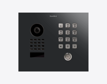 Doorbird D1101KH-C-F, CLASSIC FLUSH-MOUNT IP VIDEO DOOR STATION, Graphite black (Raven Polar), powder-coated, semi-gloss, Part# 423874190