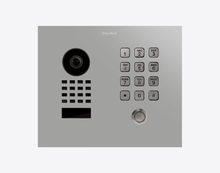 Doorbird D1101KH-C-F, CLASSIC FLUSH-MOUNT IP VIDEO DOOR STATION, RAL 9006, stainless steel, powder-coated, semi-gloss, Part# 423879973