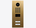 Doorbird D2102V, IP VIDEO DOOR STATION, Gold-finish as PVD coating, stainless steel, brushed, Part# 423885356