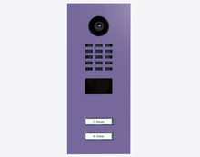 Doorbird D2102V,  IP VIDEO DOOR STATION, RAL 4005, stainless steel, powder-coated, semi-gloss, Part# 423885530