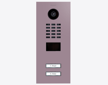 Doorbird D2102V, IP VIDEO DOOR STATION, RAL 4009, stainless steel, powder-coated, semi-gloss, Part# 423885554