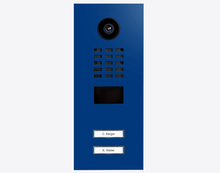 Doorbird D2102V, IP VIDEO DOOR STATION, RAL 5002, stainless steel, powder-coated, semi-gloss, Part# 423885561