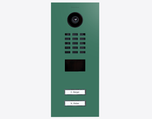 Doorbird D2102V, IP VIDEO DOOR STATION, RAL 6000, stainless steel, powder-coated, semi-gloss, Part# 423885622